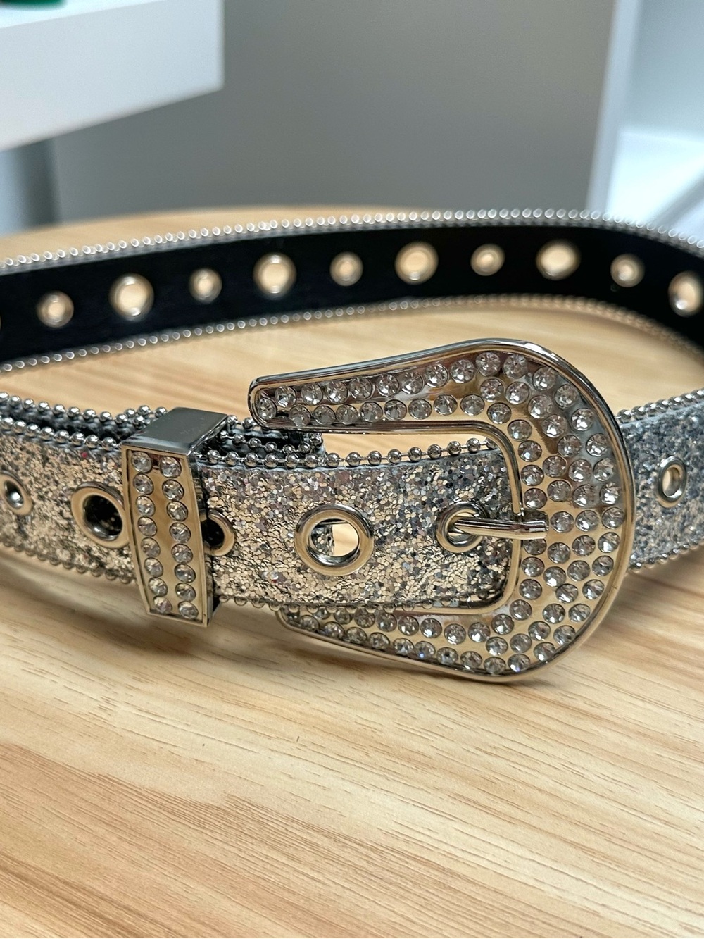 XS Rhinestone Western Belt